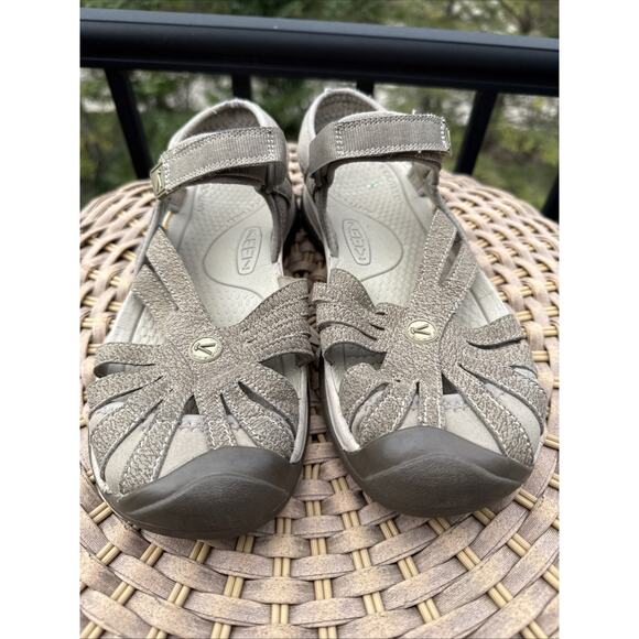 Keen Rose Casual Closed Bumper Toe Sandals Brown Women's Size US 7 - Picture 2 of 14